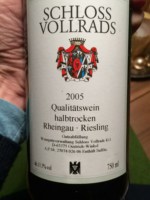 Schloss Vollrads Riesling Halbtrocken