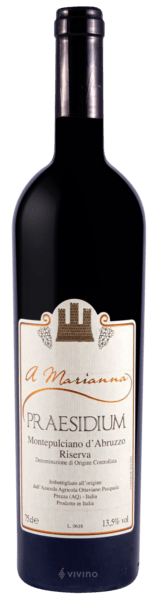 Praesidium A Marianna Montepulciano d'Abruzzo Riserva
