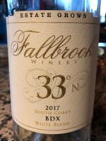 Fallbrook 33°N BDX White Blend