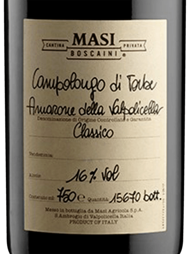 Masi Mazzano Amarone Della Valpolicella Classico | Vivino English