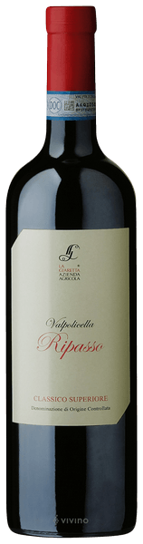 Vinho Vinícola Giaretta Tinto Seco Itália Valpolicella Ripasso Classico Superiore D.o.c Corvina, Corvinone, Rondinella 2021 750ml