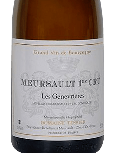Domaine Tessier Les Genevrières Meursault 1er Cru | Vivino English
