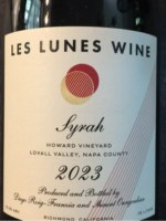 Les Lunes Wine Howard Vineyard Syrah