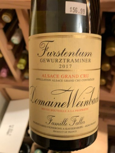 Gewürztraminer Alsace Grand Cru 'Furstentum'