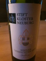 Stiftskellerei Klosterneuburg Nussberg Wiener Gemischter Satz