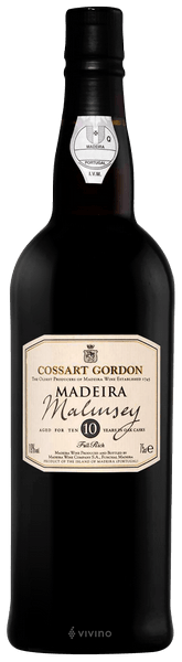 Cossart Gordon 10 Years Old Madeira Malmsey Full Rich