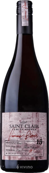 Saint Clair Family Estate Pioneer Block 15 Strip Block Pinot Noir