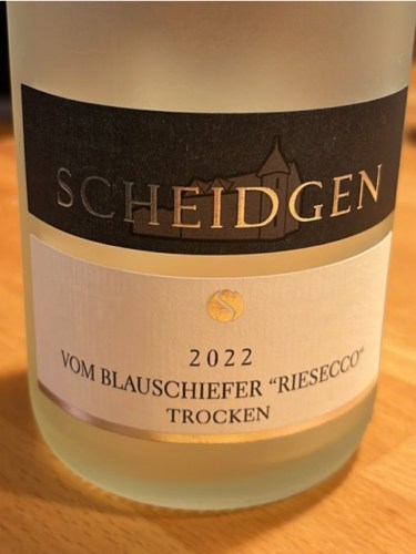 Scheidgen Vom Blauschiefer Riesecco Trocken | Vivino English
