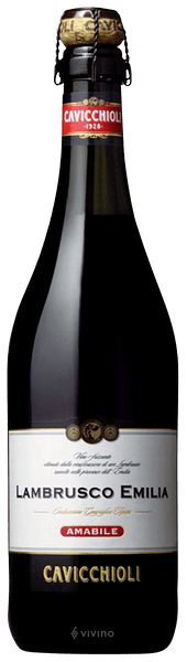 Cavicchioli Lambrusco Emilia Amabile