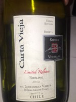 Carta Vieja Riesling Limited Release