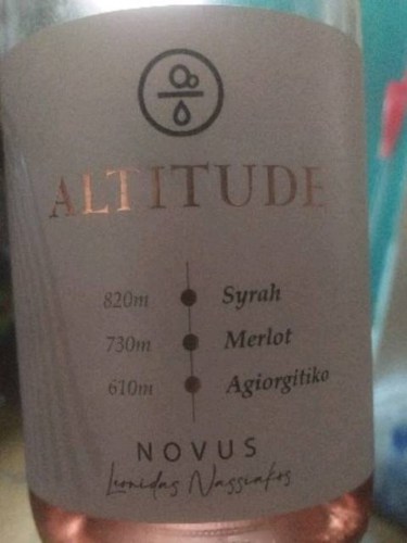 Novus - Leonidas Nassiakos Altitude Rosé | Vivino US