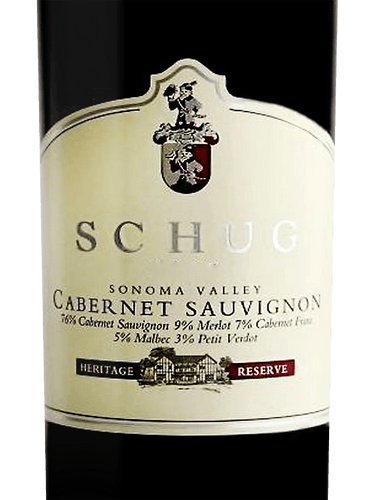 Schug Cabernet Sauvignon Heritage Reserve |Vivino