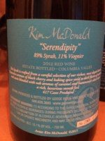 Goose Ridge Vineyards Kim McDonald Serendipity