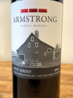 Armstrong Family Winery Les Collines Vineyard Petit Verdot