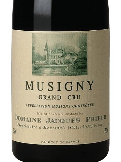 ワイン MUSIGNY GRAND CRU 1995 Jacques Prieur Domaine Jacques Prieur Musigny Grand Cru | Vivino English