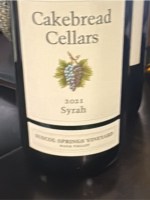 Cakebread Suscol Springs Vineyard Syrah