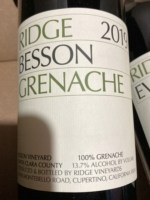 Ridge Vineyards Besson Grenache