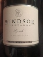 Windsor Private Reserve Syrah
