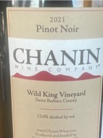 Chanin Wild King Vineyard Pinot Noir