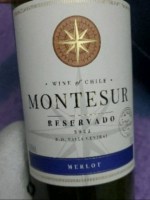 Tierra del Fuego Montesur Reservado Merlot