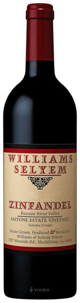 Williams Selyem Saitone Estate Vineyard Zinfandel