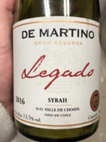 De Martino Legado Syrah (Gran Reserva)