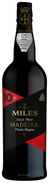 Miles 10 Year Old Doce Madeira Rich Tinta Negra