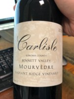 Carlisle Radiant Ridge Vineyard Mourvèdre