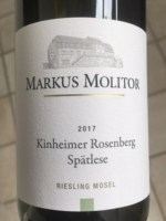 Markus Molitor Kinheimer Rosenberg Riesling Spätlese