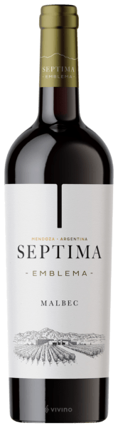 Vinho Séptima Tinto Seco Argentina Emblema Malbec 2024 750ml