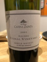 Catena Zapata Uxmal Vineyard Malbec