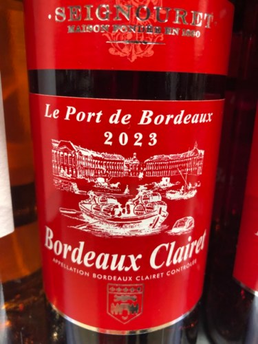 Seignouret Frères Le Port de Bordeaux Clairet | Vivino English