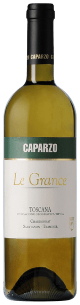 Vinho Caparzo Branco Seco Itália Le Grance Chardonnay, Sauvignon Blanc, Trebbiano 2016 750ml
