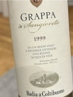 Coltibuono Grappa di Sangioveto