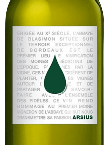 Arsius Bordeaux Blanc | Vivino English