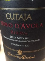 Caruso & Minini Cutaja Nero d’Avola Riserva Delia Nivolelli