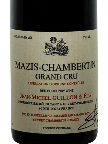 ワイン Mazis-Chambertin Grand Cru 2011 2011 Mazis-Chambertin Grand Cru - Olivier Bernstein - May Wines