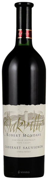 Robert Mondavi Winery Oakville Unfiltered Cabernet Sauvignon