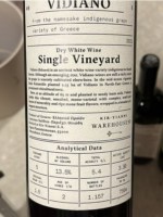 Kir Yianni Warehouse10 Single Vineyard Vidiano