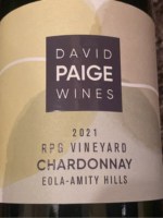 David Paige Wines RPG Vineyard Chardonnay
