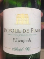 Aurelie Vic L'Escapade Picpoul de Pinet