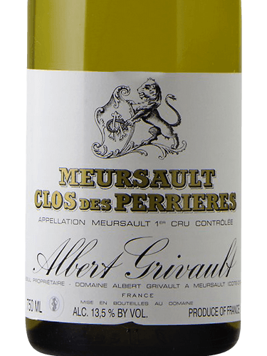 Albert Grivault Clos Des Perrières Meursault 1er Cru | Vivino English