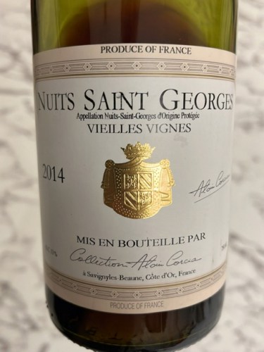 Domaine Raphael et Alain Corcia Vieilles Vignes Nuits-Saint-Georges ...