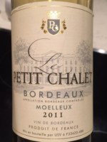 Le Petit Chalet Bordeaux Moelleux