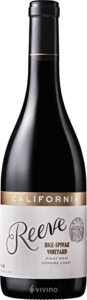 Reeve Rice-Spivak Vineyard Pinot Noir N.V.