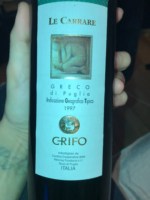 Crifo Le Carrare Greco di Puglia