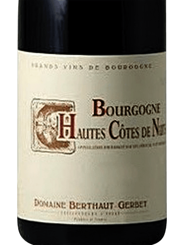 2018 Domaine BerthautGerbet Bourgogne HautesCôtes de Nuits Vivino US