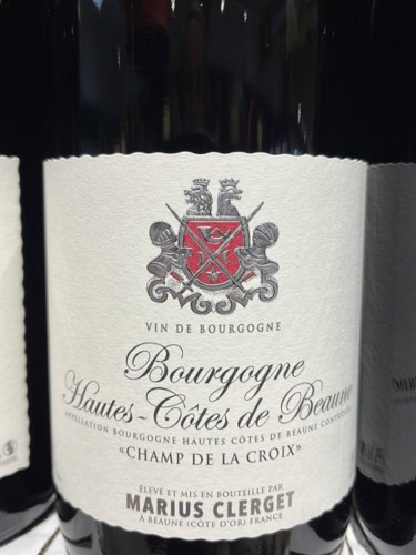 Marius Clerget Bourgogne Hautes-Côtes de Beaune Champ de La Croix