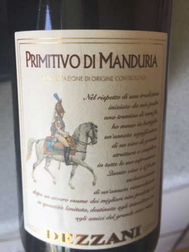 2012 Dezzani Primitivo di Manduria | Vivino US
