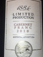 Escorihuela Gascón 1884 Limited Production Cabernet Franc